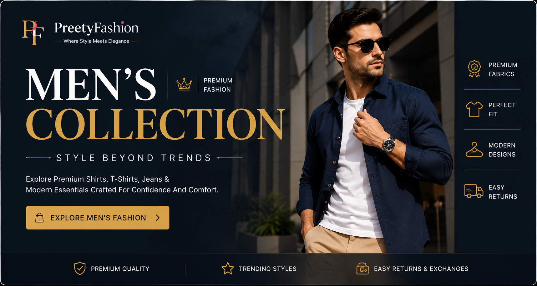 PreetyFashion Mens Collections