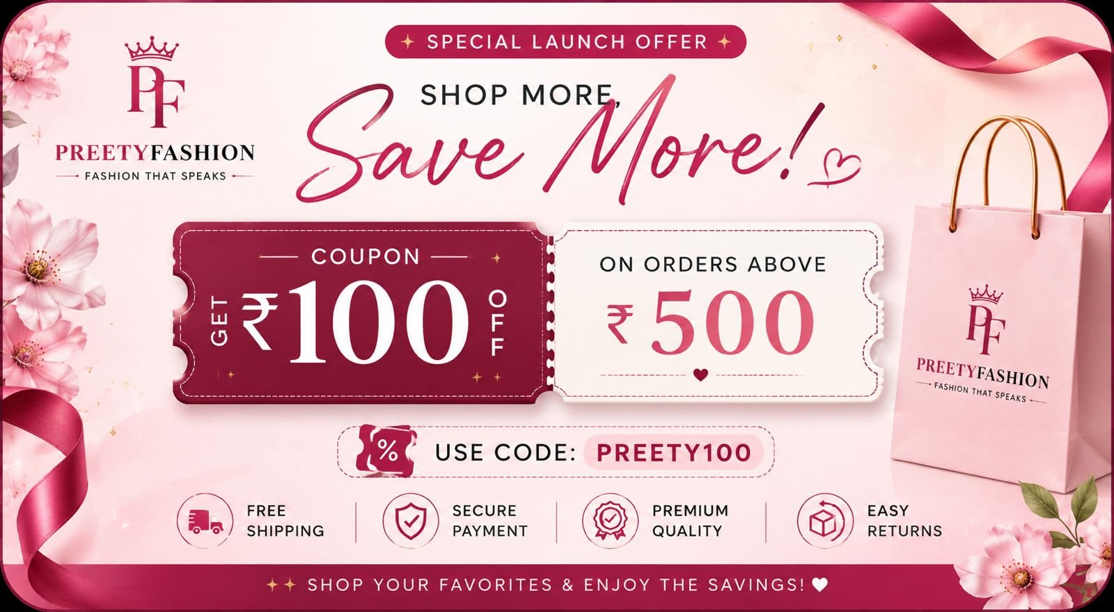Home PreetyFashion Sale Banner 1